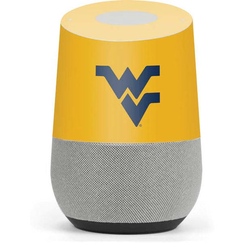 West Virginia University Yellow Background Google Home Skin